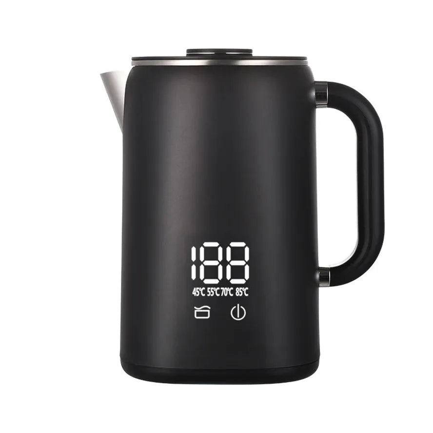 JMT-848458 1.7L Double Layer Stainless Steel Electric Kettle with Anti-hot Technology