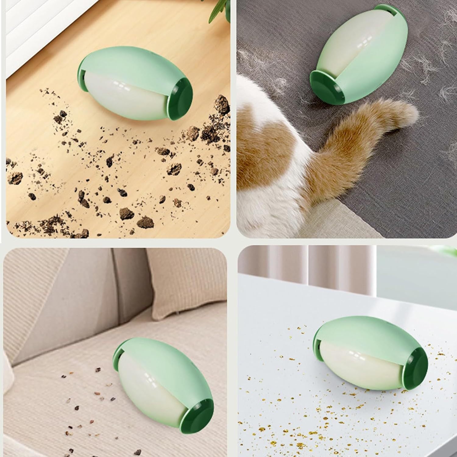 JMT-848586 Washable Reusable Portable Gel Lint Roller Ball for Pet Hair, Lint, and Crumbs Removal from Clothes, Furniture, and Cars