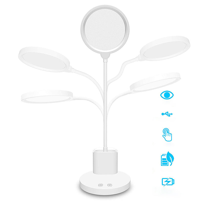 JMT-848714 Rechargeable Plug-in Bedside Lamp with 3 Color Modes and USB Charging Cable