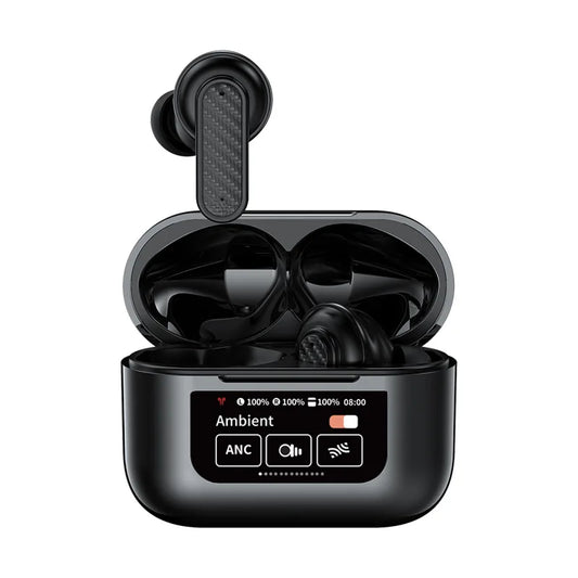 JMT-848778 Bluetooth V5.3 Wireless In-Ear Sports Headphones with LED Battery Indicator and LCD Display