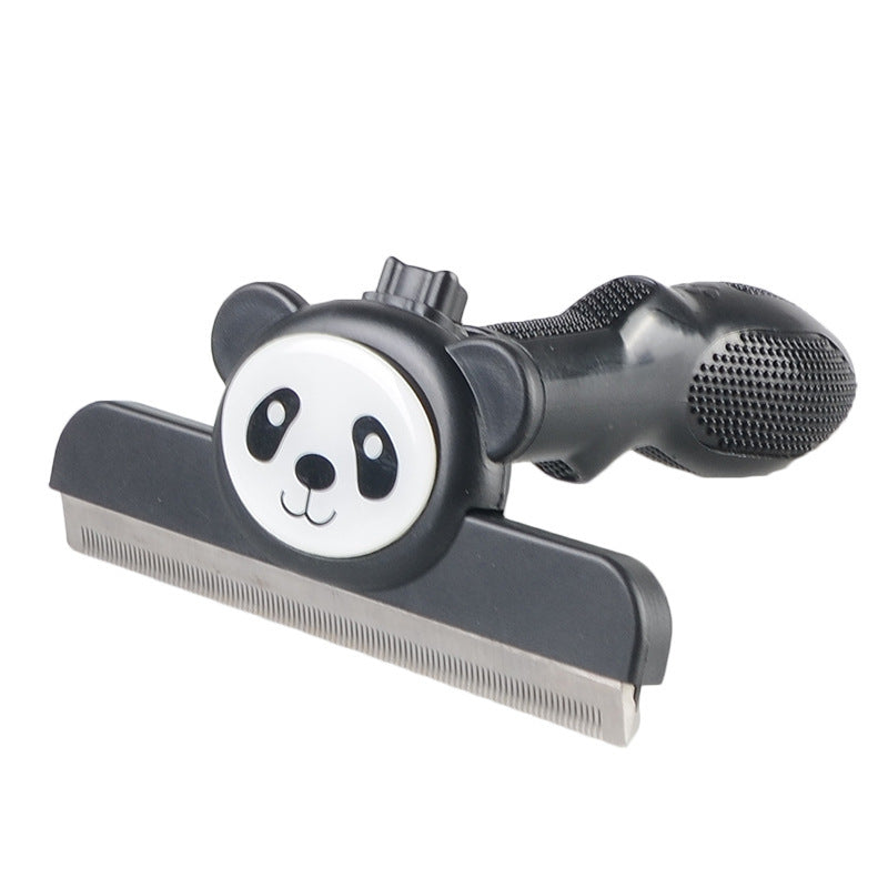 JMT-848842 Pet Hair Removal Comb - Ergonomic Design with Multiple Blade Lengths: S (5.5cm), M (7cm), L (10.5cm), XL (13cm), Handle Length 13.5cm