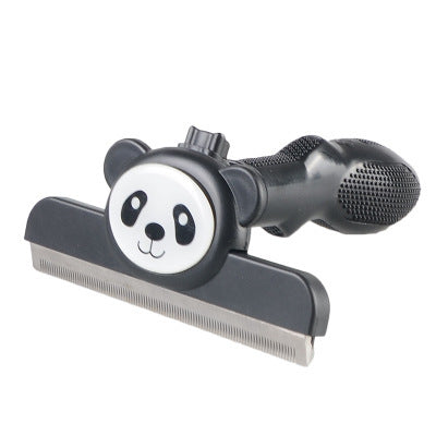 JMT-848842 Pet Hair Removal Comb - Ergonomic Design with Multiple Blade Lengths: S (5.5cm), M (7cm), L (10.5cm), XL (13cm), Handle Length 13.5cm