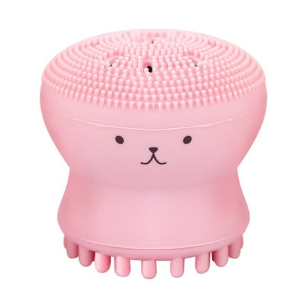 JMT-849034 Octopus-Shaped Silicone Facial Cleansing Brush for Manual Massage and Foaming Cleanse
