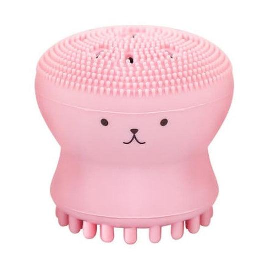 JMT-849034 Octopus-Shaped Silicone Facial Cleansing Brush for Manual Massage and Foaming Cleanse