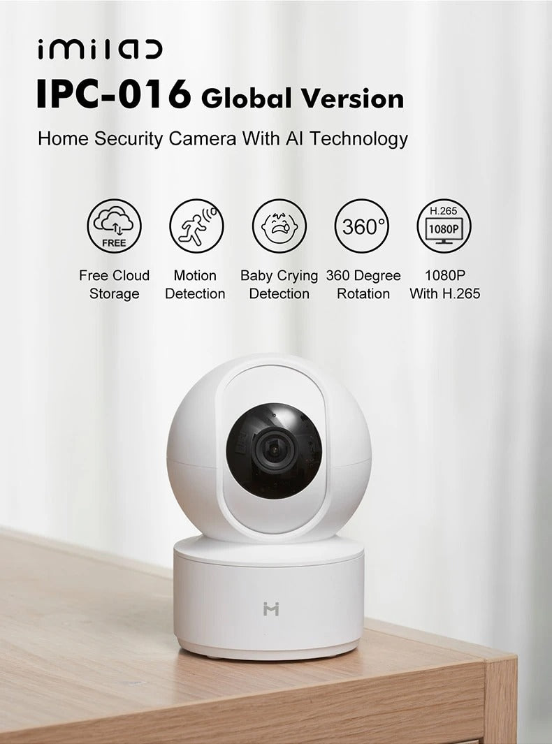 JMT-849674 Smart Home Security Camera with HD Video and Night Vision