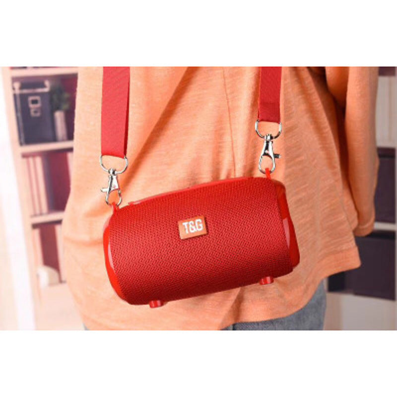 JMT-849930 Portable Bluetooth Speaker with Outdoor Strap and Multi-Playback Support