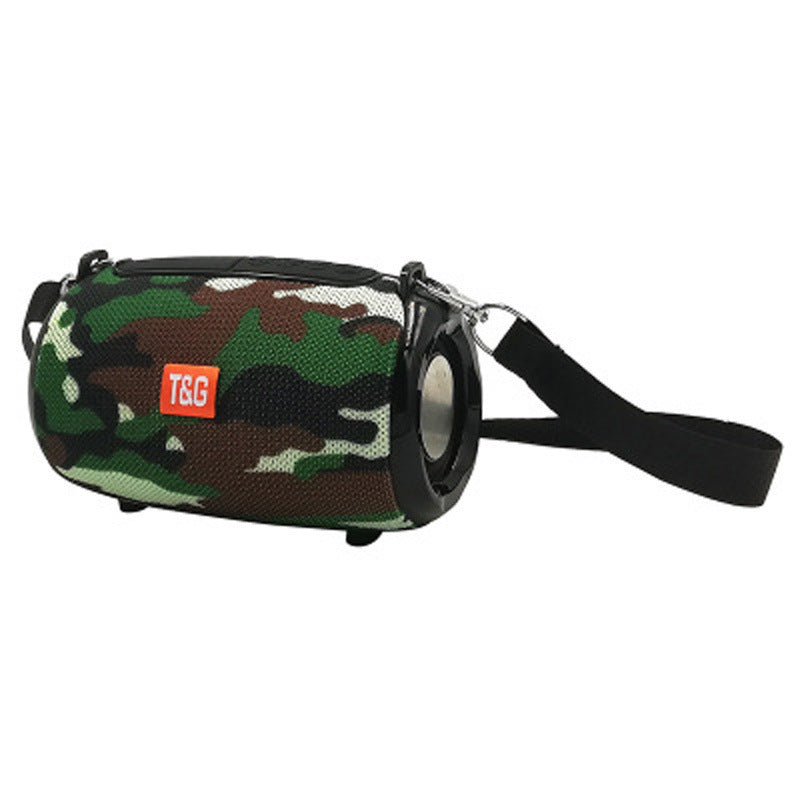 JMT-849930 Portable Bluetooth Speaker with Outdoor Strap and Multi-Playback Support