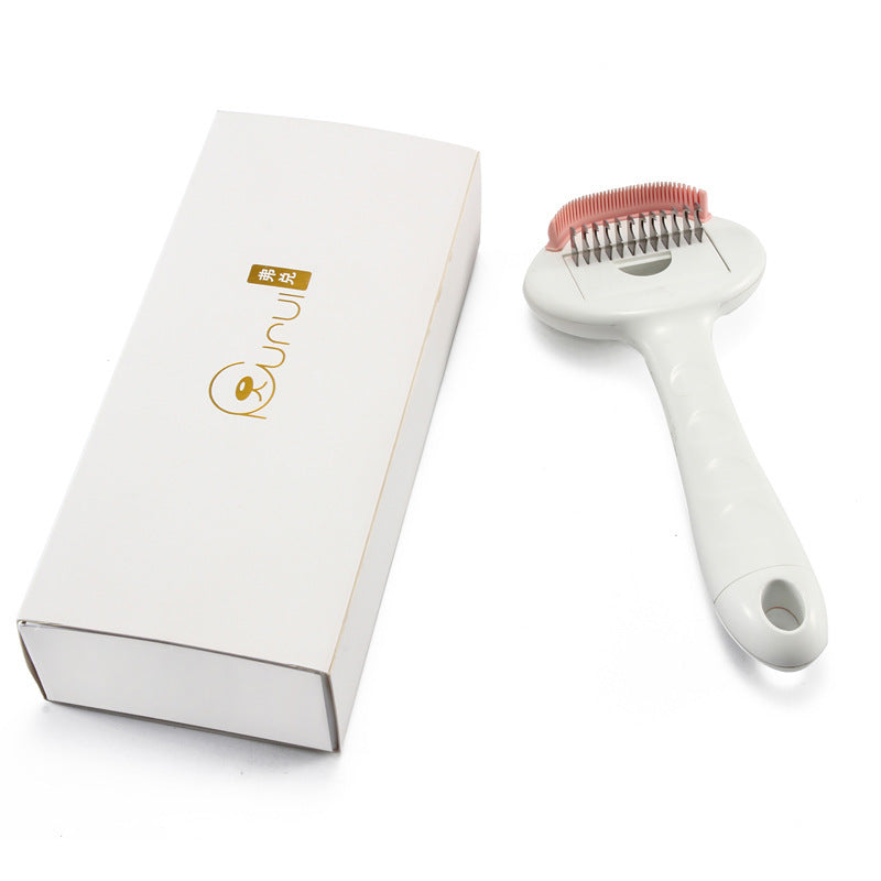 JMT-849994 Multifunctional Stainless Steel Pet Comb for Effective Fur Care