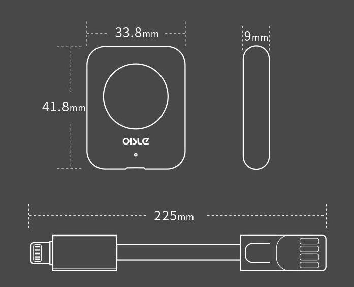 JMT-850250 Magnetic Wireless Charger with 2W Output Power for Convenient Charging