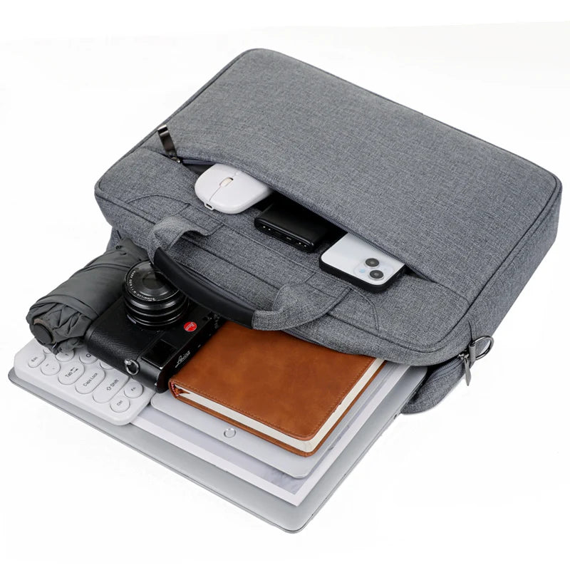 JMT-850634 Business-Style 15.6 Inch Waterproof Oxford Laptop Bag for Portable Computer Use
