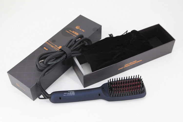 JMT-850890 MCH Ceramic Anion Hair Straightening Comb with LCD Display, 150C-230C Temperature Range, Suitable for All Hair Types