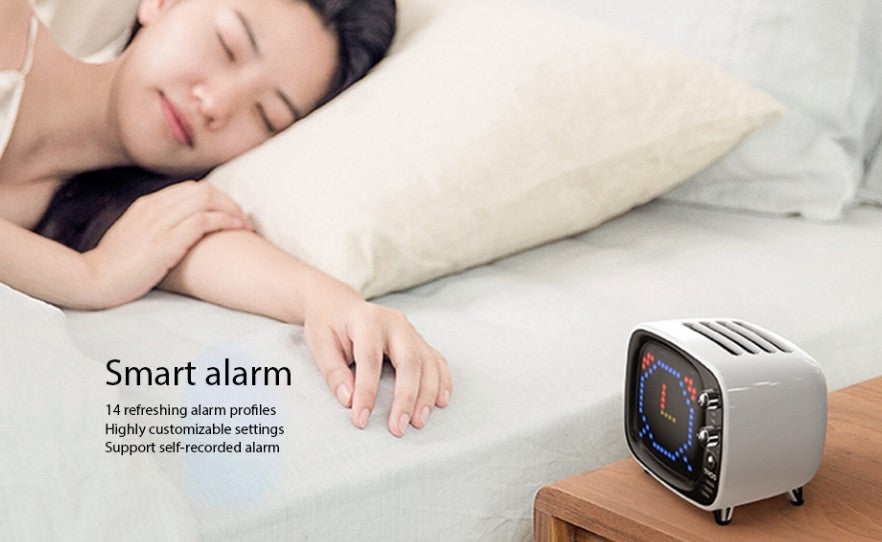 JMT-851082 Portable Bluetooth Speaker with Alarm Clock Functionality