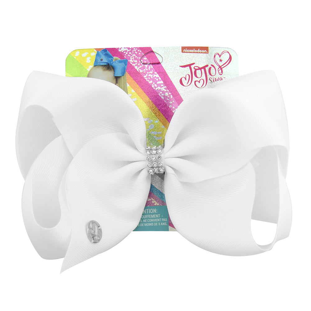 JMT-851594 Children's Bowknot and Curled Flower Duckbill Hairpin - 7.7CM Length, Individually Packaged