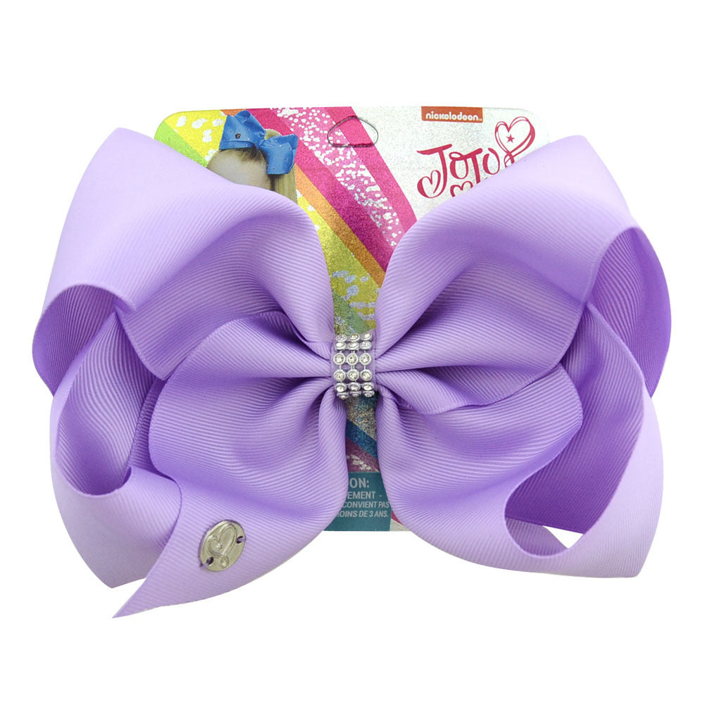 JMT-851594 Children's Bowknot and Curled Flower Duckbill Hairpin - 7.7CM Length, Individually Packaged