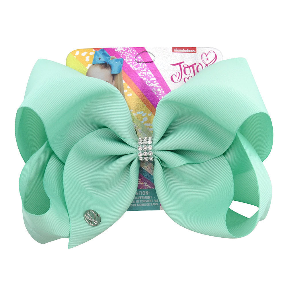 JMT-851594 Children's Bowknot and Curled Flower Duckbill Hairpin - 7.7CM Length, Individually Packaged