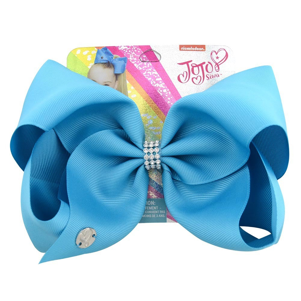 JMT-851594 Children's Bowknot and Curled Flower Duckbill Hairpin - 7.7CM Length, Individually Packaged