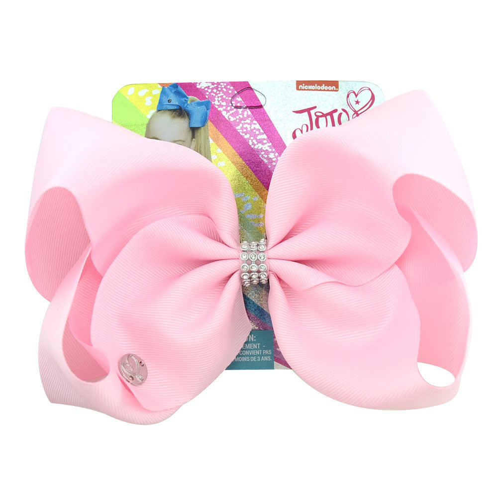 JMT-851594 Children's Bowknot and Curled Flower Duckbill Hairpin - 7.7CM Length, Individually Packaged