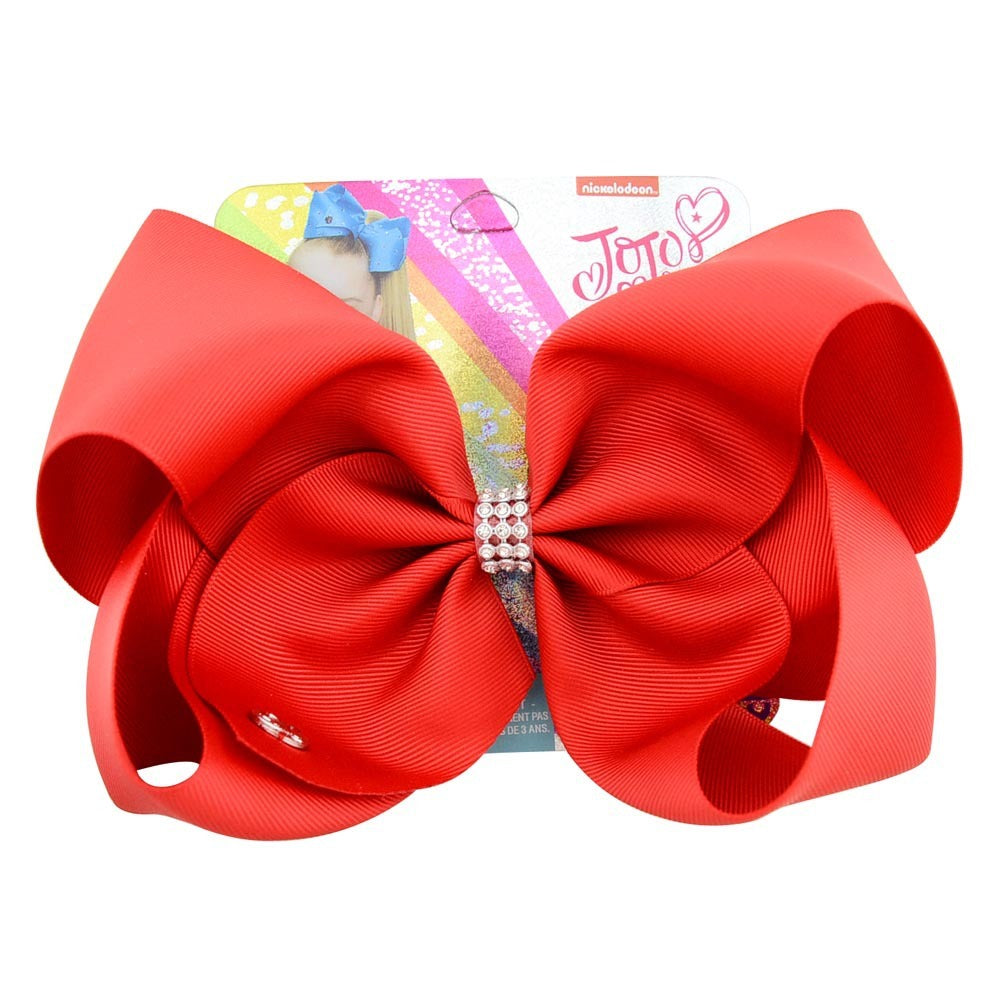 JMT-851594 Children's Bowknot and Curled Flower Duckbill Hairpin - 7.7CM Length, Individually Packaged