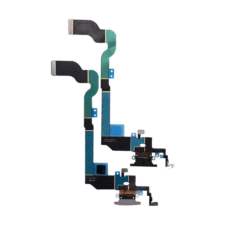 JMT-851594 Disassembled Tail Plug Charging Cable Compatible with iPhone X, Plastic Material, Black Color