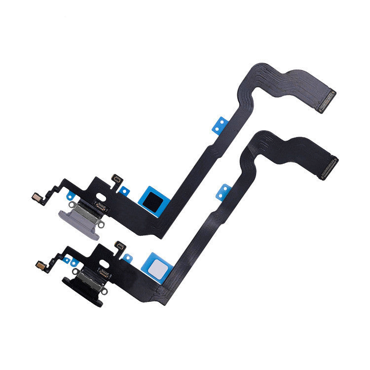 JMT-851594 Disassembled Tail Plug Charging Cable Compatible with iPhone X, Plastic Material, Black Color