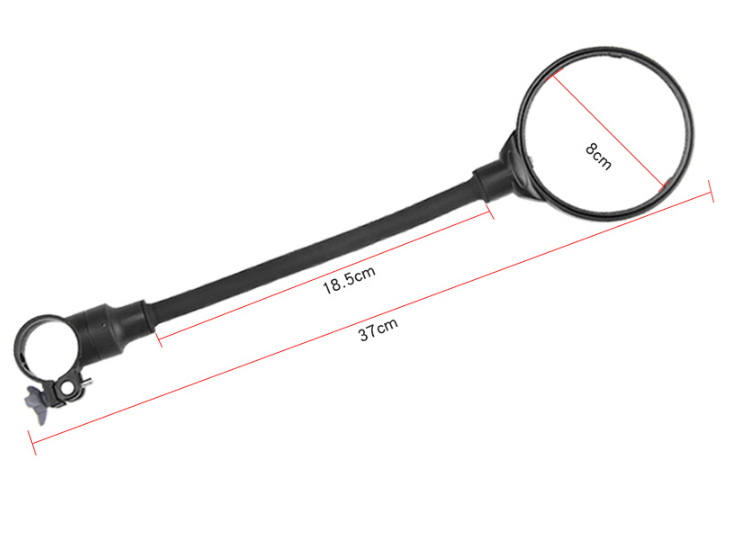 JMT-851978 Adjustable Bicycle Rearview Mirror for Enhanced Safety and Visibility