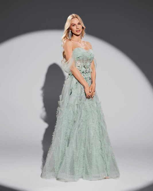 JMT-852298 Elegant Women's Dress SH0109 - Green Style for Any Occasion