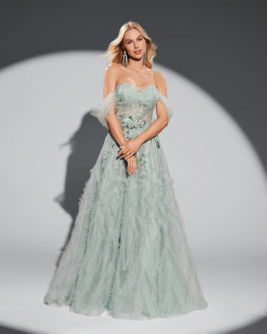 JMT-852298 Elegant Women's Dress SH0109 - Green Style for Any Occasion