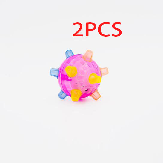 JMT-852362 Dancing Ball Glowing Toy for Dogs - Jumping Light-Up Toy for Interactive Play and Mental Stimulation