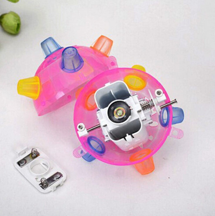 JMT-852362 Dancing Ball Glowing Toy for Dogs - Jumping Light-Up Toy for Interactive Play and Mental Stimulation