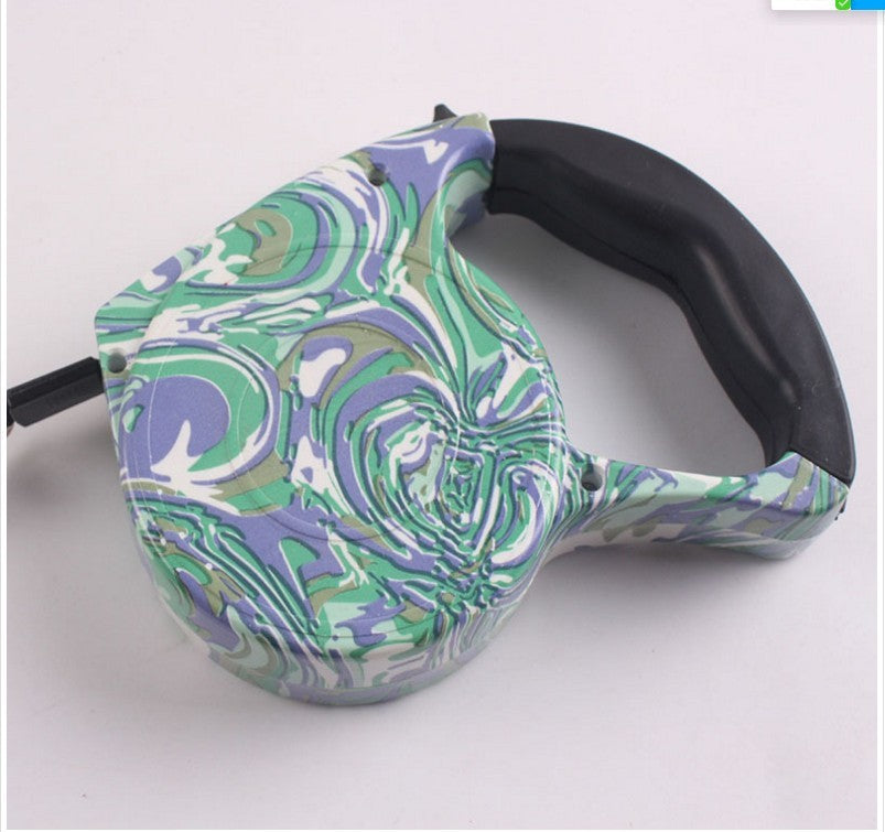 JMT-852554 Automatic Multicolor Dog Walking Traction Rope - 5m Adjustable Lead with Various Patterns