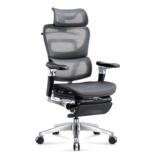 JMT-852810 Ergonomic Adjustable Mesh Executive Office Chair with 7D Armrests and Swivel Base