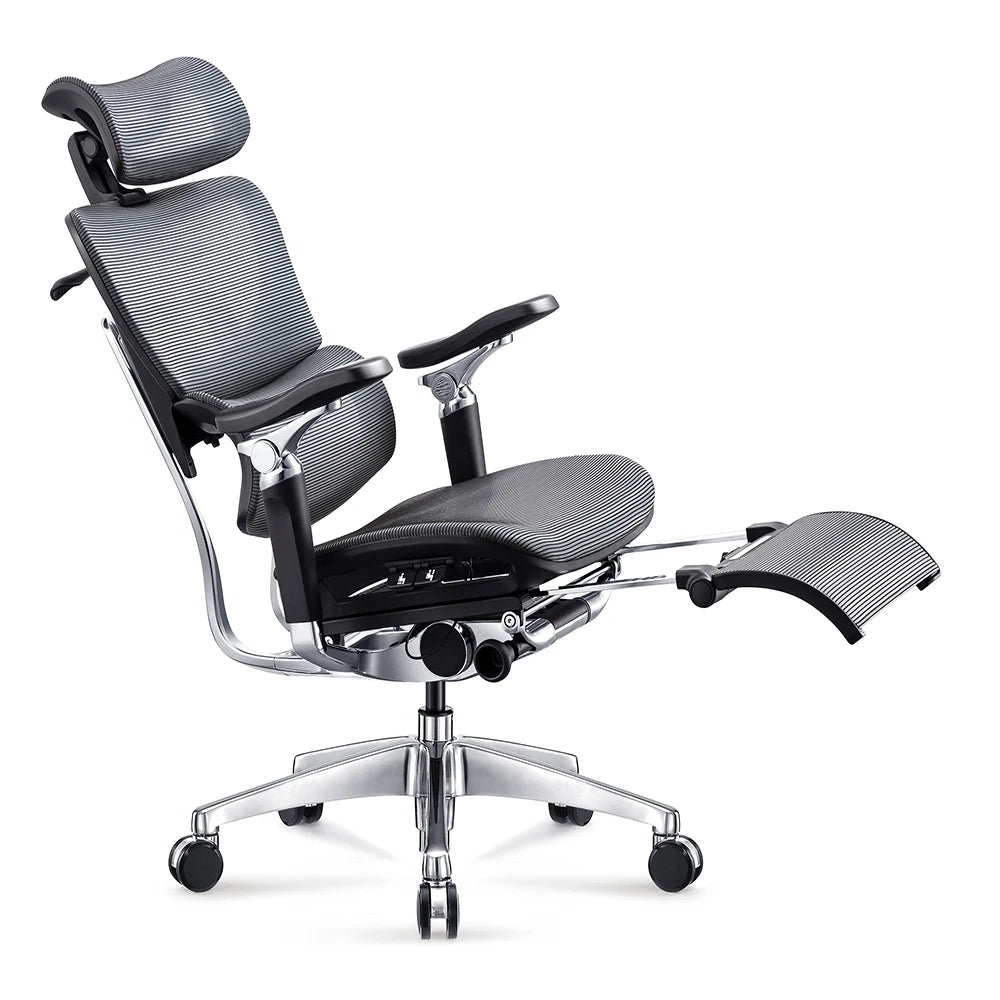JMT-852810 Ergonomic Adjustable Mesh Executive Office Chair with 7D Armrests and Swivel Base