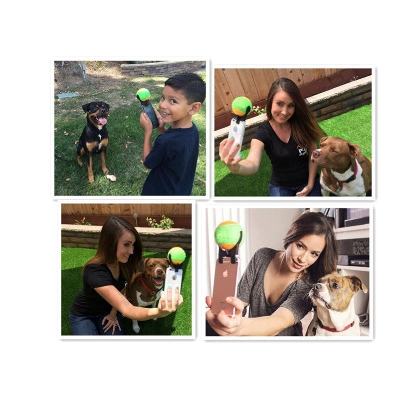 JMT-853066 Pet Selfie Ball for Mobile Phones with Anti-Slip Sleeve - 7cm Diameter