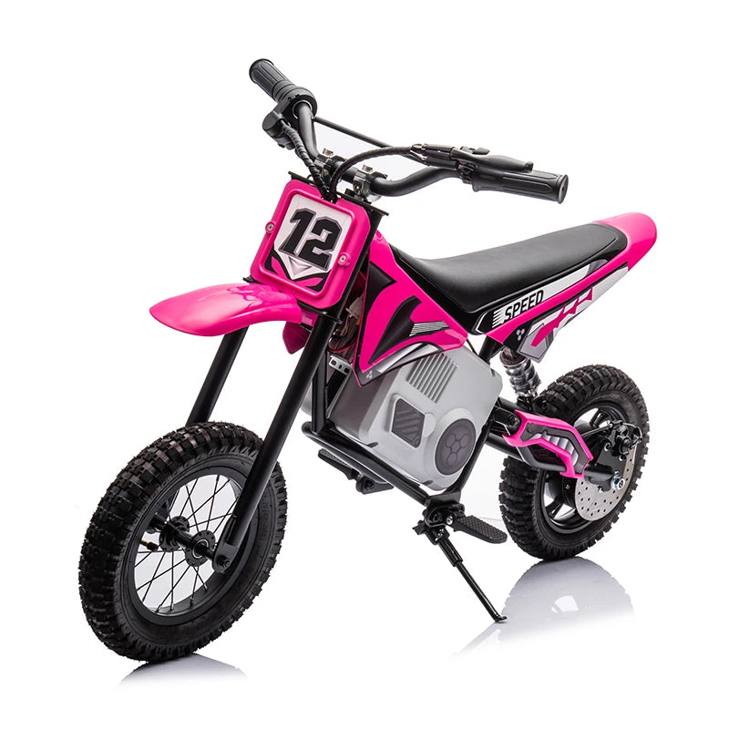 JMT-853130 24V Electric Dirt Bike for Kids Ages 13 and Up - Ultimate Racing Experience , Top Speed 27.9 mph