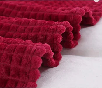 JMT-853130 Cozy Plush Flannel Blanket in Warm Touch Polyester for Winter Comfort