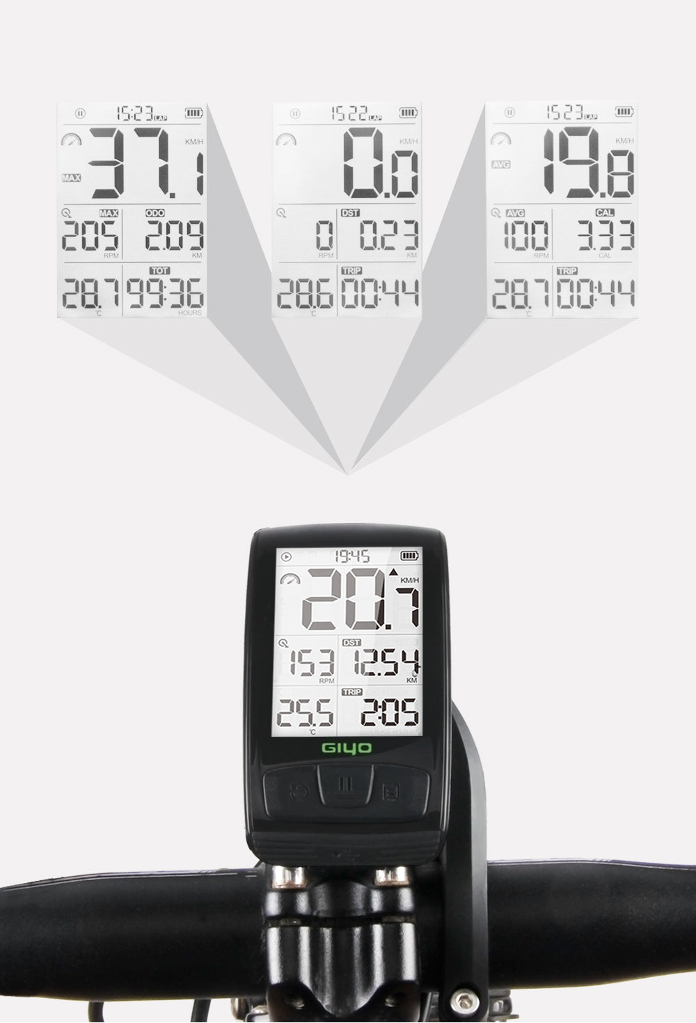 JMT-853130 Wireless Speedometer for Road Bikes - Accurate Performance Tracking