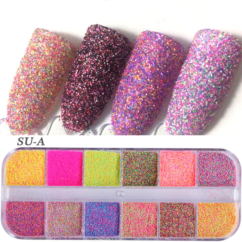 JMT-853514 Glitter Nail Polish Collection: Shell Powder, Laser Sequins, Chameleon Effects & More