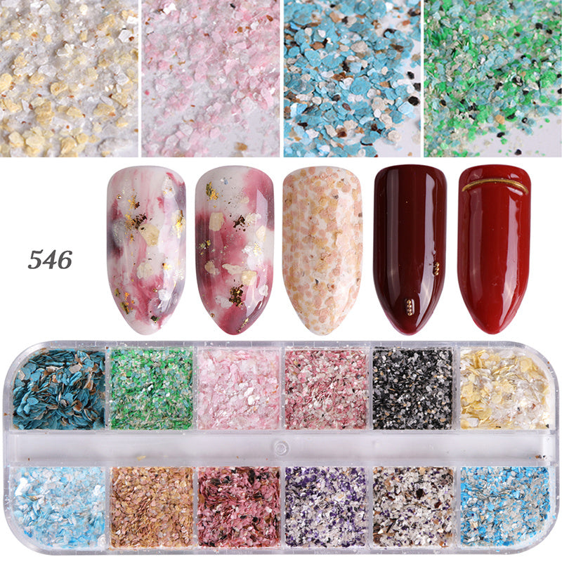 JMT-853514 Glitter Nail Polish Collection: Shell Powder, Laser Sequins, Chameleon Effects & More