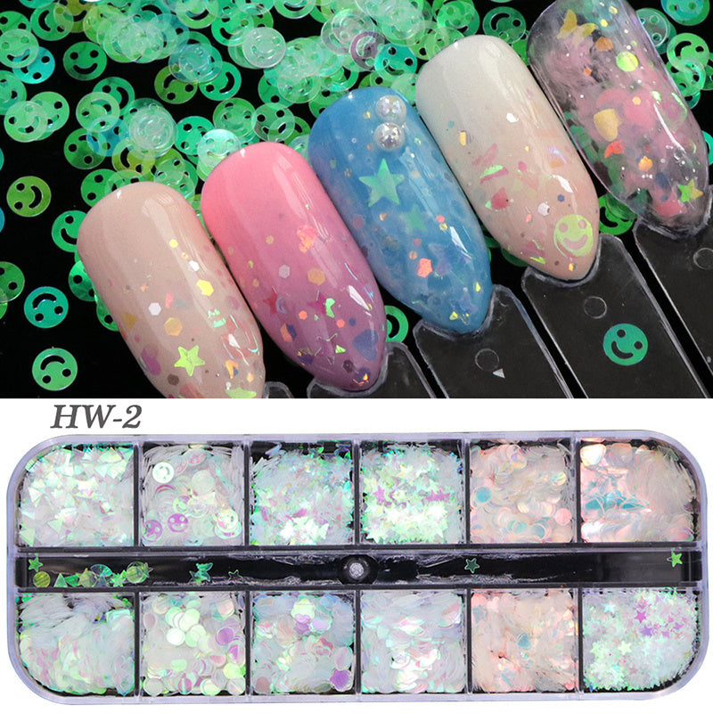 JMT-853514 Glitter Nail Polish Collection: Shell Powder, Laser Sequins, Chameleon Effects & More