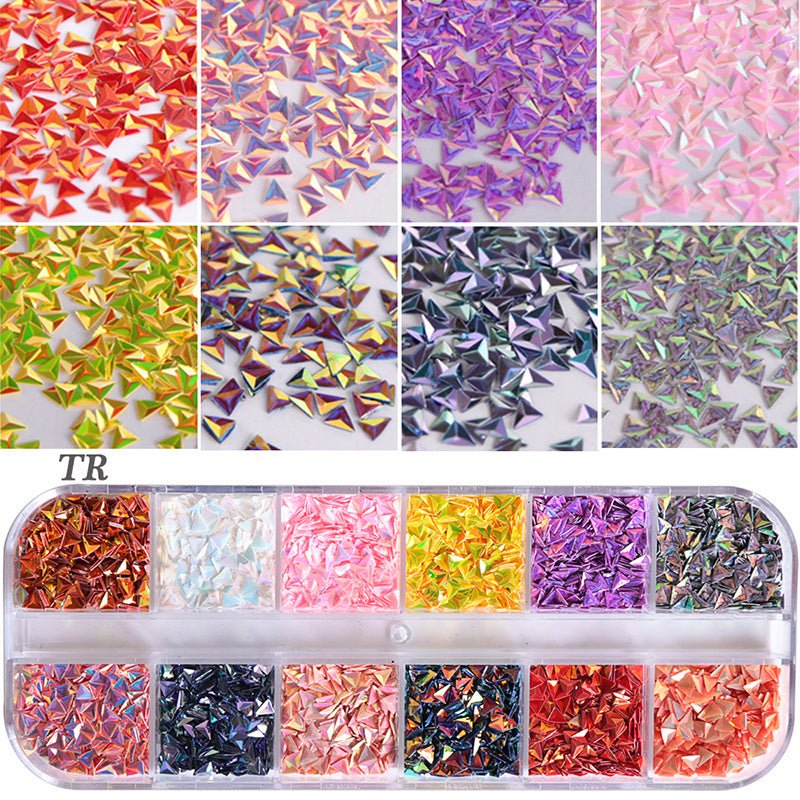 JMT-853514 Glitter Nail Polish Collection: Shell Powder, Laser Sequins, Chameleon Effects & More