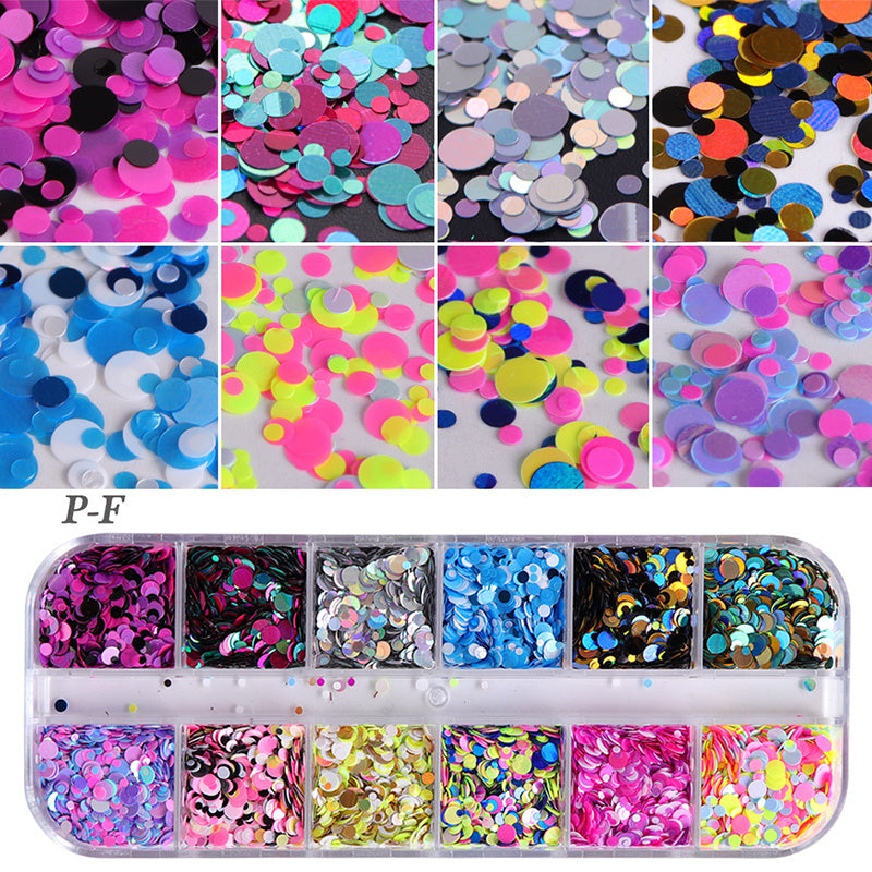 JMT-853514 Glitter Nail Polish Collection: Shell Powder, Laser Sequins, Chameleon Effects & More