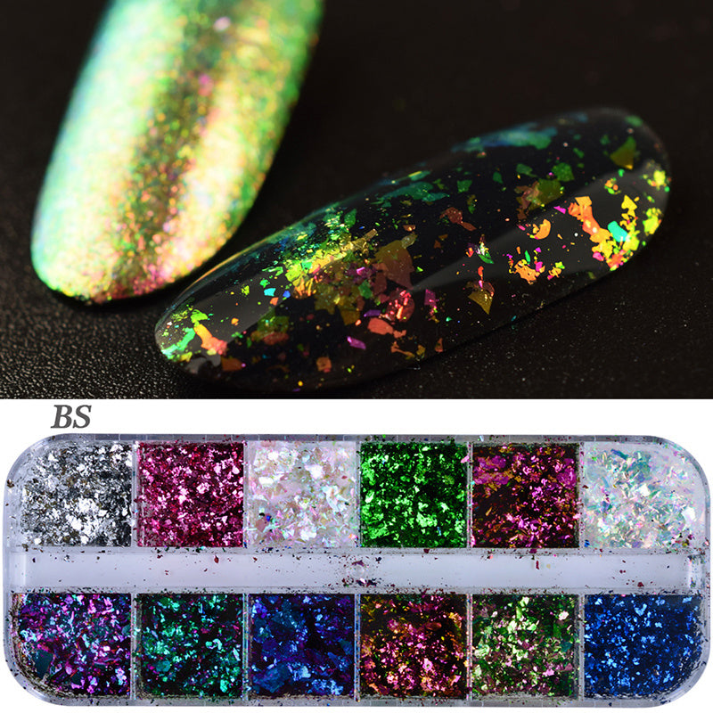 JMT-853514 Glitter Nail Polish Collection: Shell Powder, Laser Sequins, Chameleon Effects & More