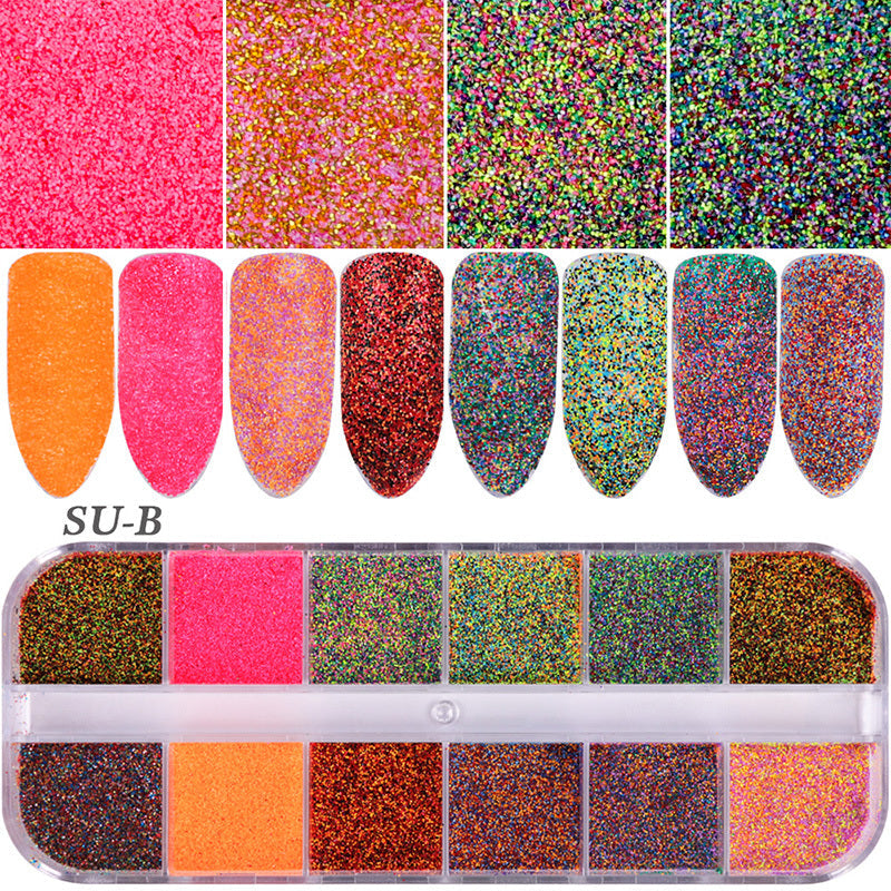 JMT-853514 Glitter Nail Polish Collection: Shell Powder, Laser Sequins, Chameleon Effects & More