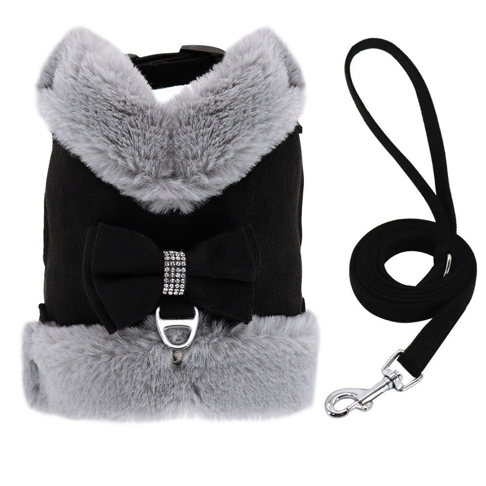 JMT-853834 Adjustable Dog Walking Harness with Traction Rope in Multiple Colors