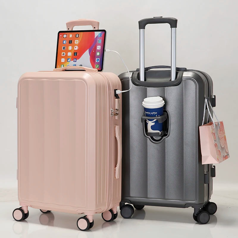 JMT-854090 Universal Travel Duffel Set with Trolley Luggage for Men and Women - Durable ABS Material