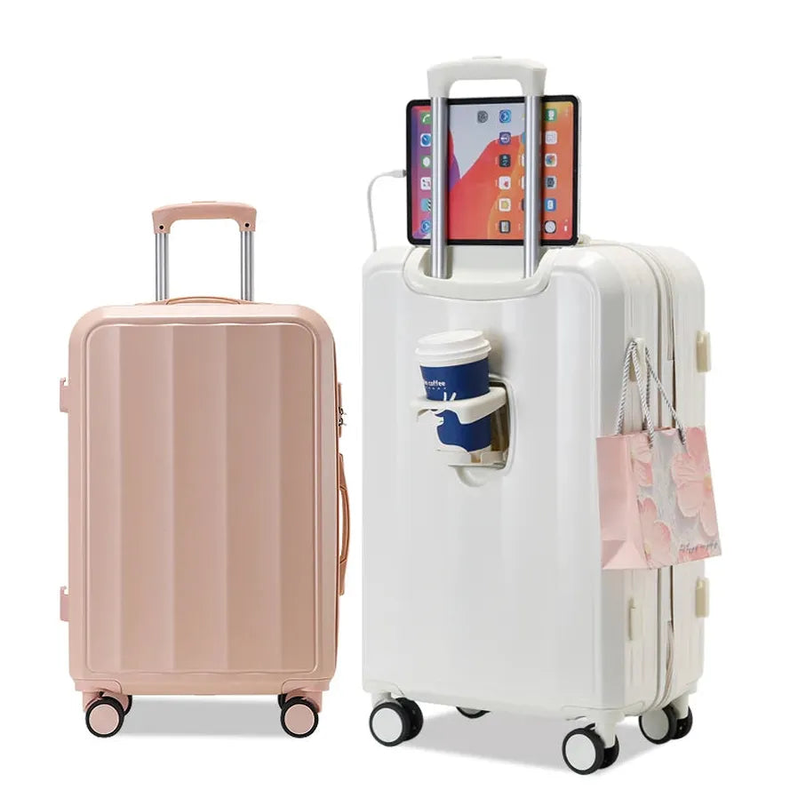 JMT-854090 Universal Travel Duffel Set with Trolley Luggage for Men and Women - Durable ABS Material