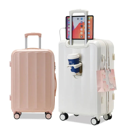 JMT-854090 Universal Travel Duffel Set with Trolley Luggage for Men and Women - Durable ABS Material
