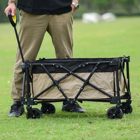 JMT-854410 Compact Outdoor Portable Collapsible Garden and Beach Wagon Cart