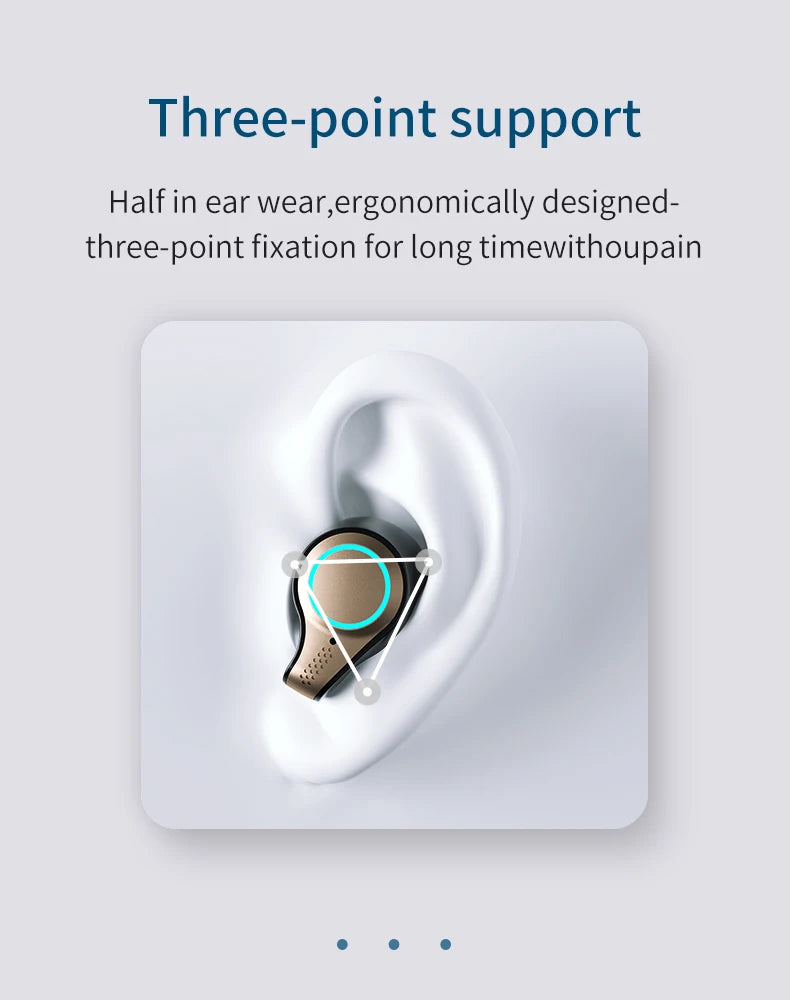 JMT-854538 M17 TWS Wireless Headphones with Touch Control and 9D Stereo Sound, Waterproof Sports Earbuds for Android and iOS