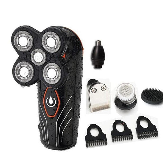 JMT-854602 Floating Electric Shaver with Ergonomic Design and 4D Double Ring Blade